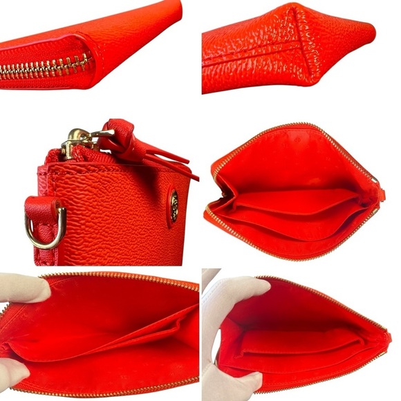 Tory Burch Red Clutch - Picture 5 of 8